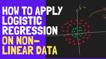 Trick to apply Logistic Regression on non-linear Data? Very important Datascience interview question