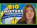 The #1 Mistake Seniors Make with Social Security