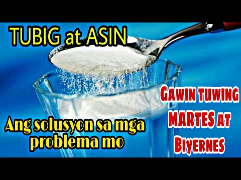 Video: Ano ang tawag sa pinaghalong asin at tubig?