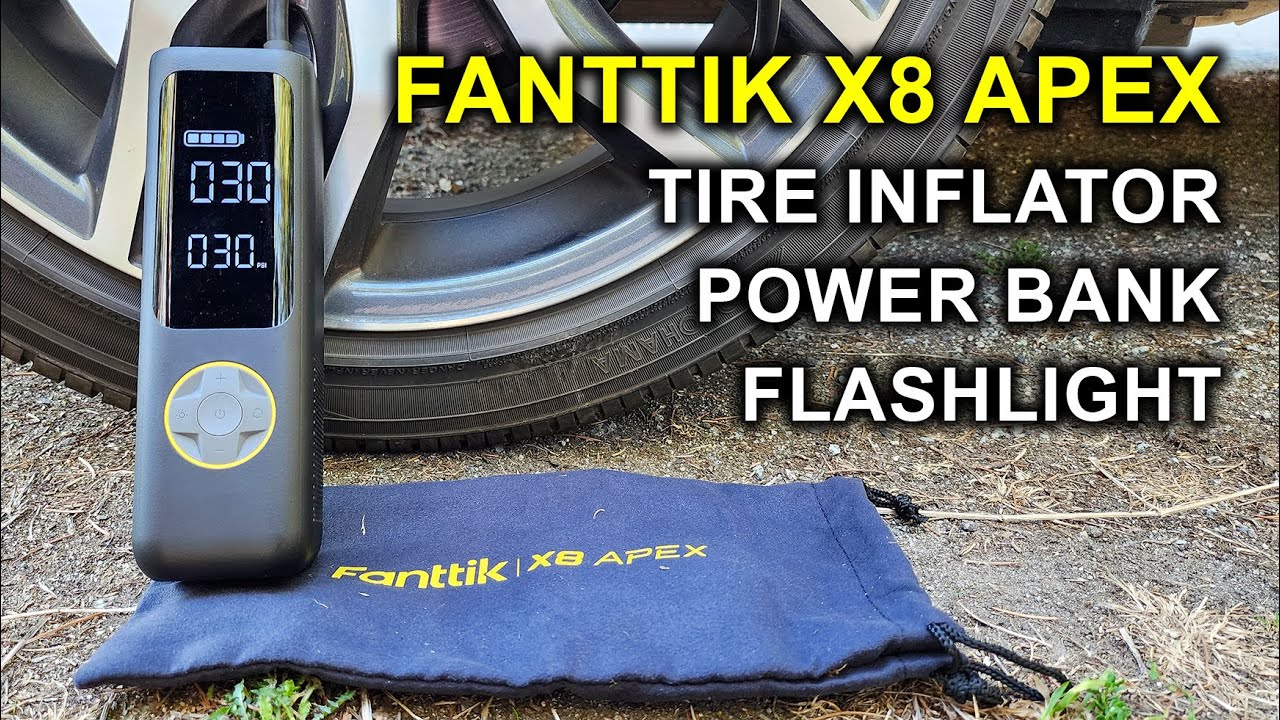 X8 APEX Tire Inflator - Portable Air Compressor for Car - Fanttik