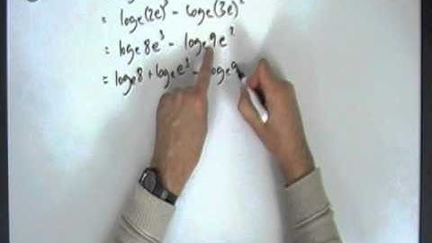 2003 SQA Higher Maths: Circles and Logs