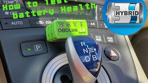 How To Test Prius Battery Health