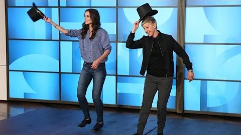 Katie Holmes Teaches Ellen to Tap Dance