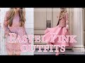 Pastel pink outfits