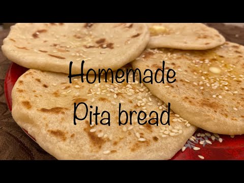 How to Make Homemade Pita Bread | Pita Recipe|  Turkish Bread
