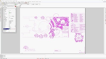 Print a GardenCAD landscape design drawing to a scale of 1:100