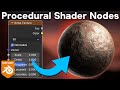 Introduction to procedural shader nodes for complete beginners blender tutorial