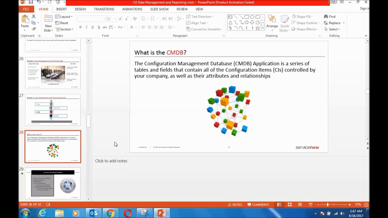 Module 3.3 - ServiceNow CMDBs - UI16 - YouTube