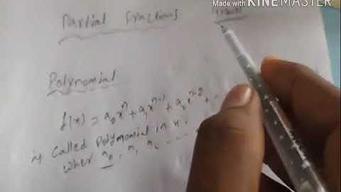 Partial fractions- part 1