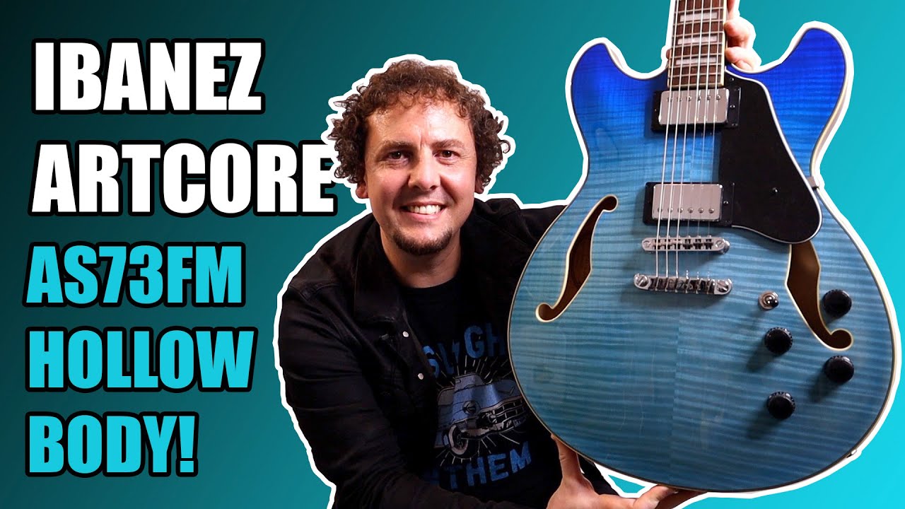 Ibanez AS73FM Artcore Azure Blue Gradation | A decent Epiphone 335/339  alternative? | Review & Demo