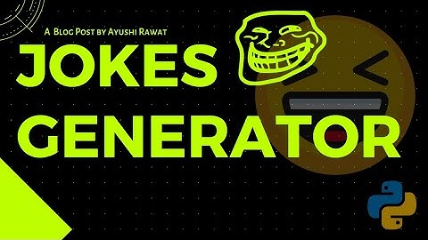 generate jokes using python