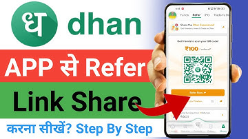 How to refer from Dhan App | How to share refer link | How to refer Link from Dhan App