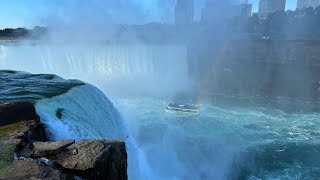 🌈 Chasing Rainbows at Niagara Falls' Goat Island! 🌈