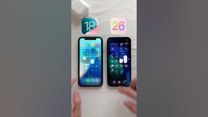 Differences (iOS 18 and the new iOS 26 update)😍 #appleecosystem #ios26beta #appleiphone