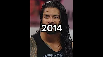 Roman Reigns Evolution 2008 2024 Shorts Wwe Romanreigns 