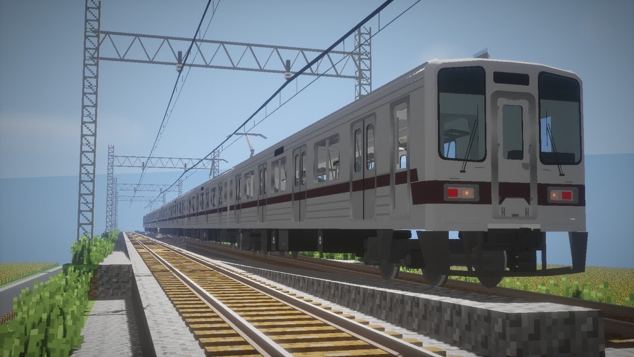 【minecraft】RealTrainModで線路延伸【RealTrainMod】【説明欄をお読みください。】 - YouTube