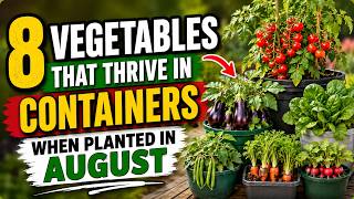 8 Vegetables That Thrive in Containers When Planted in August