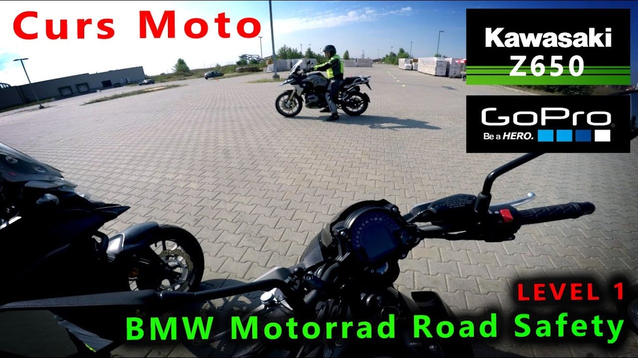 Curs moto incepatori - Rider Academy BMW Motorrad Road Safety LEVEL 1 Kawasaki Z650