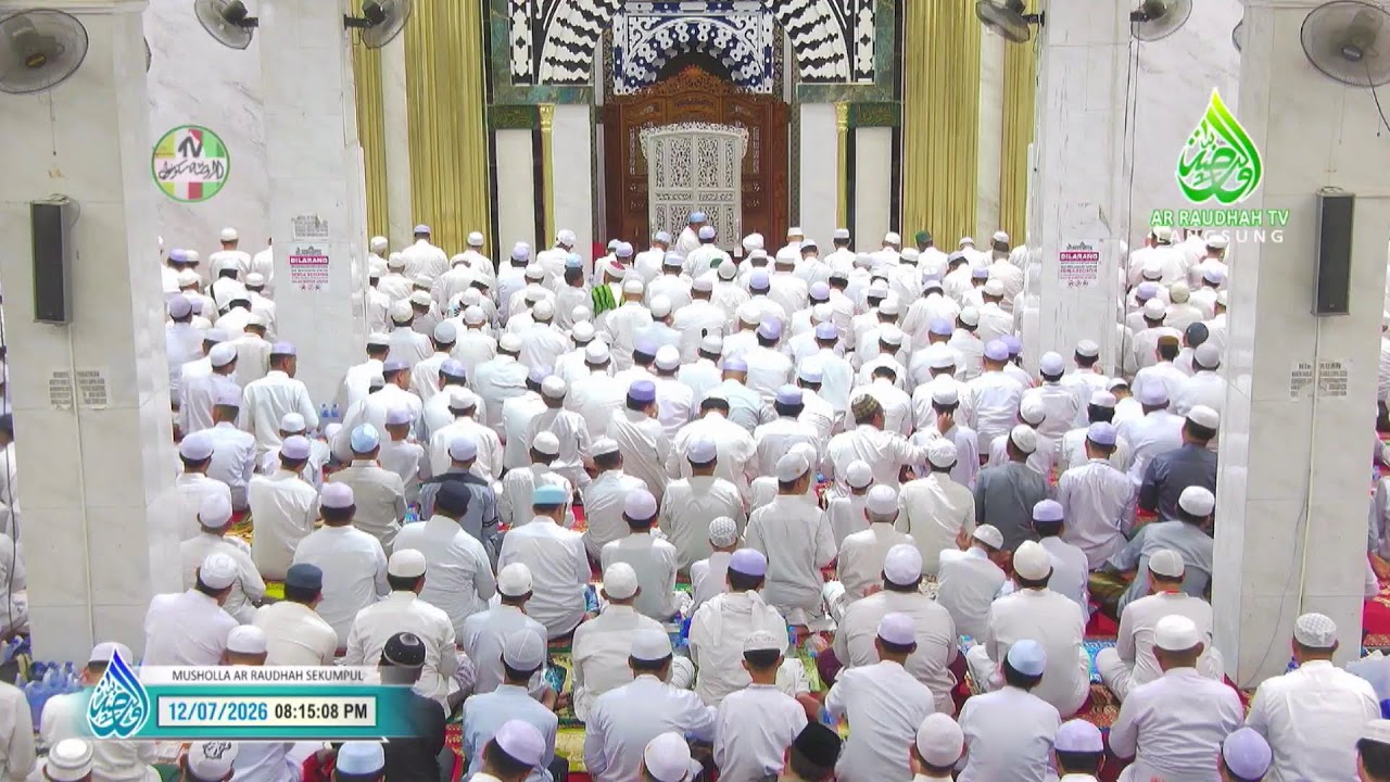 PEMBACAAN MAULID AL-HABSYI DI MUSHOLLA AR-RAUDHAH SEKUMPUL MTP KALSEL, MALAM SENIN TGL 12-07-2026