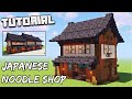 How To Build A Japanese Noodle Shop | Minecraft Tutorial