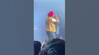 Badfella song by sidhumoosewala on live show