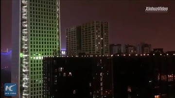 Early warning system alerts people before quake in China