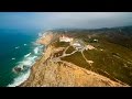 Cabo da Roca aerial view - Westernmost extent of continental Europe - 4K Ultra HD