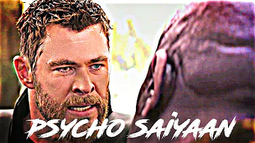 Psycho Saiyaan Ft. Thor | Thor Attitude Status😈 | Thor X Psycho Saiyaan