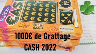 🤑 1000€ de Tickets de jeux à gratter Cash 💸 NOUVEAUX CASH 2022 💰 GROS GAIN GAGNANT ? screenshot 2