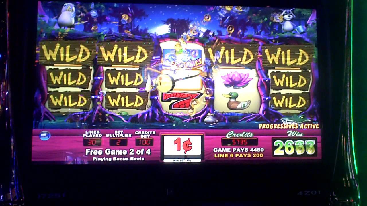 Zillion gators slot machine