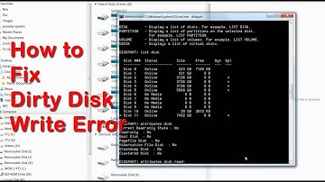 How to FIX Dirty Disk Windows Hard Drive Volume Error 0X80071AC3, Tools and Procedures