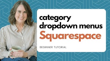Create a Category Dropdown Menu Fast: Beginner Squarespace Tutorial