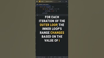 Nested for loops quiz