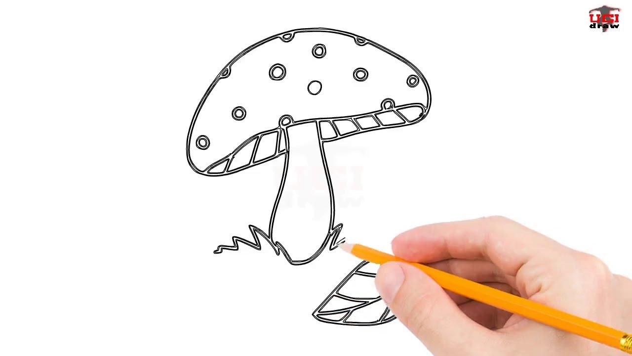 Featured image of post Steps to Make Simple Mushroom Line Drawing