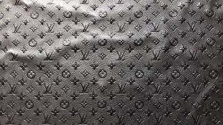 Best quality lv craft leather fabric by yard White embossed - TONYFABRIC