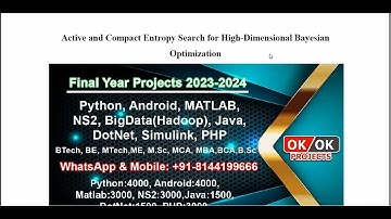 Active and Compact Entropy Search for High Dimensional Bayesian Optimization