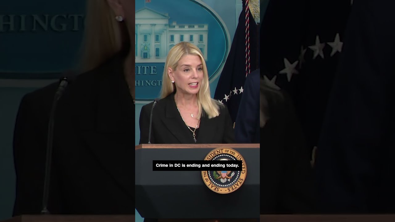 Trump Announces Pam Bondi Now In Charge Of DC Police