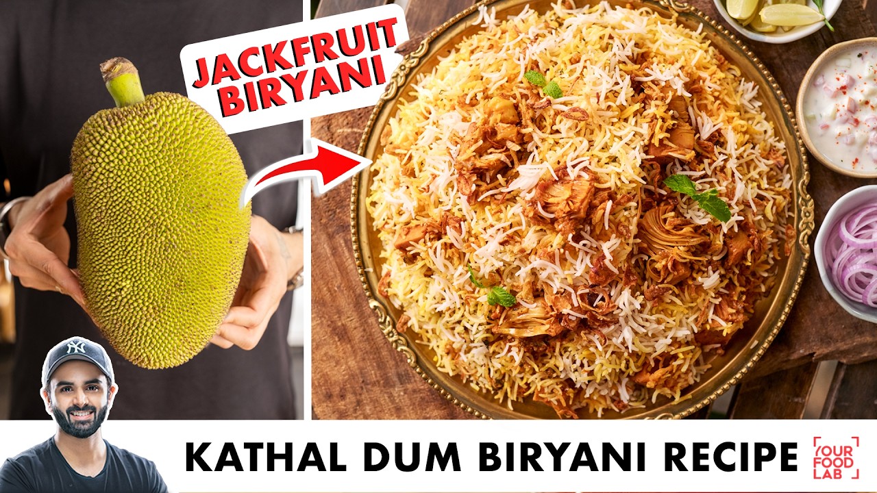 Veg Dum Biryani Recipe with Jackfruit - Kathal | कटहल से बनाइए वेज दम बिरयानी | Chef Sanjyot Keer