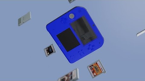 Nintendo 2DS Animation - Made in Blender