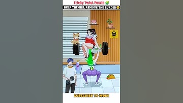 Help the Girl Remove the Burden 😲🥲 | Tricky Twist Puzzle 🧩 #shorts