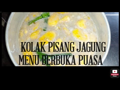 Resep Kolak Pisang Jagung