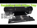 How To Replace Main Paper Tray on HP ENVY 4500 5530 and Officejet 4630 Printer