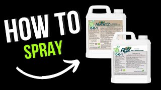 How to Spray RGS & Humic 12 | DIY Lawn Coach