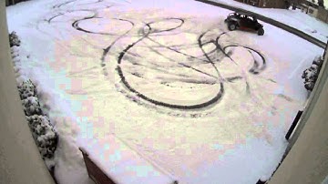 Donuts in the RZR XP 1000 in the Snow Part 4