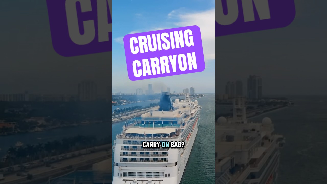 What To Pack For Your Cruise Embarkation #embarkationday #cruising