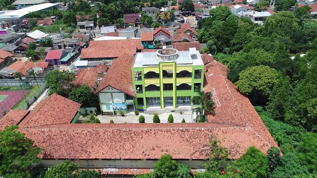 MTSN 1 Bogor view from sky 