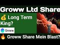 Groww share latest news l groww share news l groww share buy or sell ? Groww share price, target 