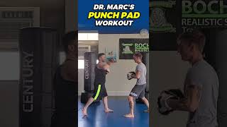Doctor Marc On His Morning Punch Pad Workout