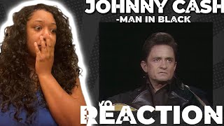 JOHNNY CASH   MAN IN BLACK REACTION