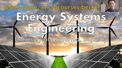 NEW MICROCOURSE: Energy Systems Engineering